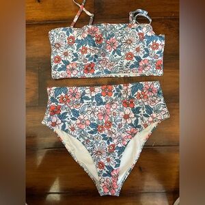 Floral Print Women's Swim Set